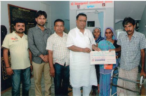 Shree K.V.O. ni Apiel thi vadhu Ek Dardi Nu Opration Shakya Banyu