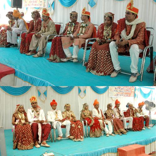 Samuh Lagan organized for 11 couples of Bhil Community